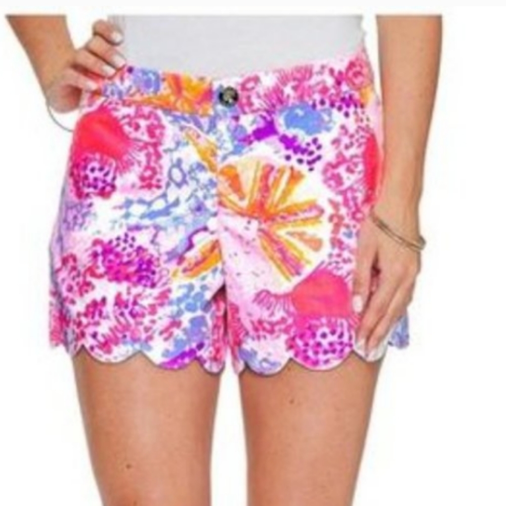Lilly Pulitzer Buttercup shorts Paradise pink bohemian Sz.2